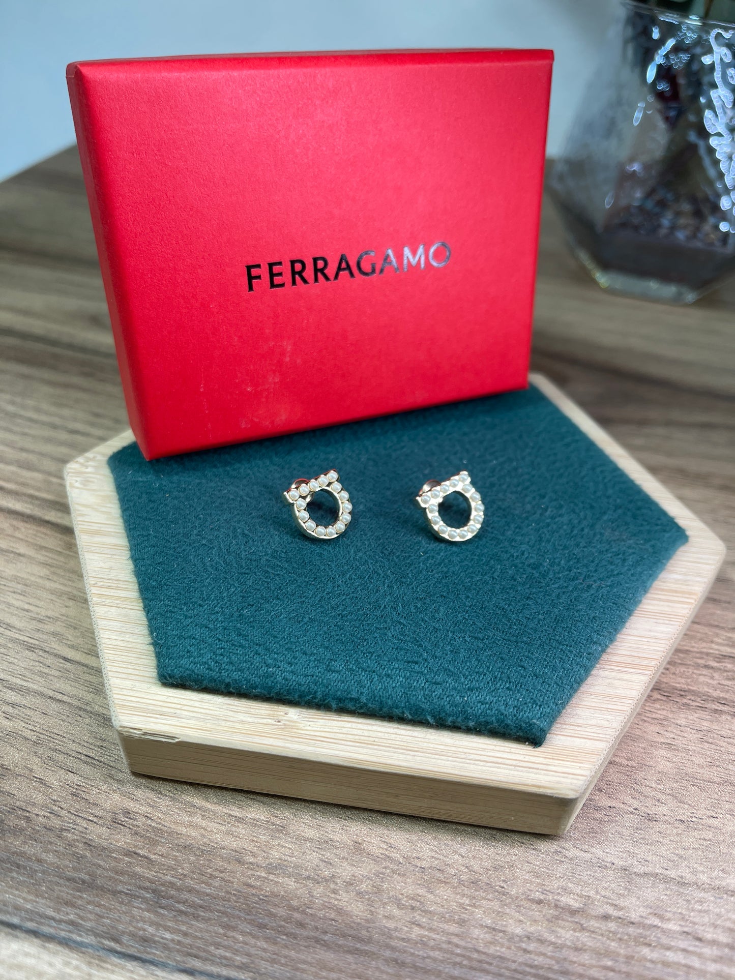 Aretes Gancino Perlas