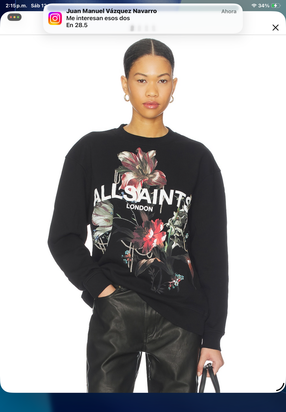 Ania Etta Sweatshirt