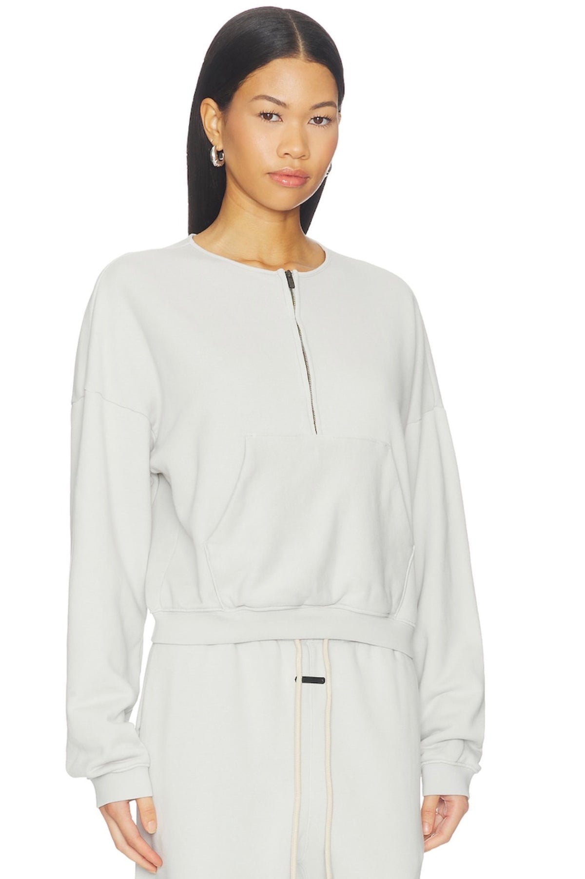 Relaxed Half Zip Sweater / Mujer