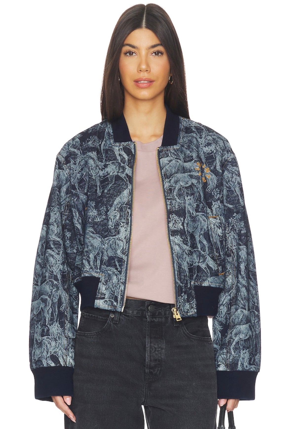 Kaytra Denim Bomber