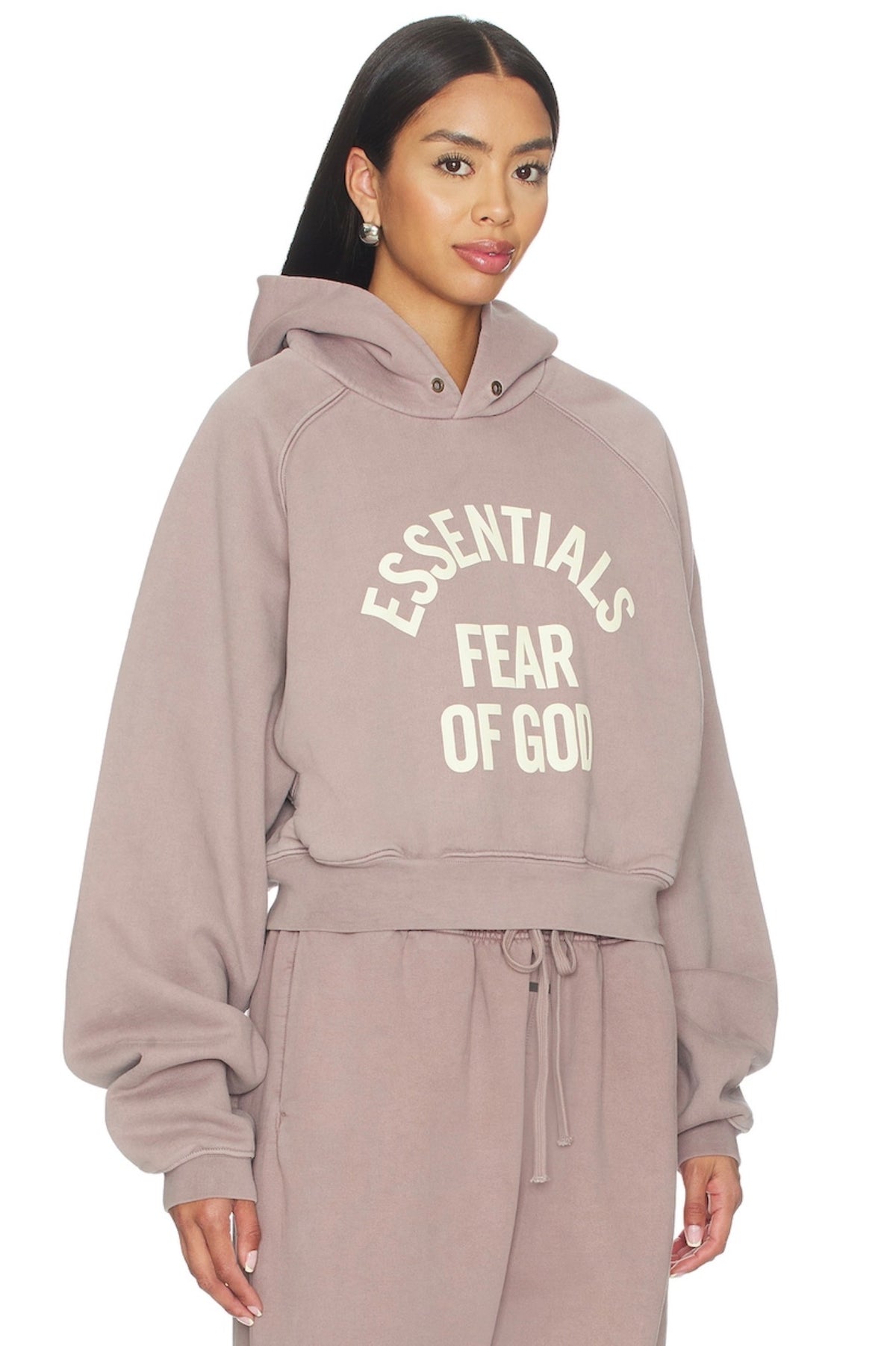 Campus 90's Cropped Raglan Hoodie / Mujer